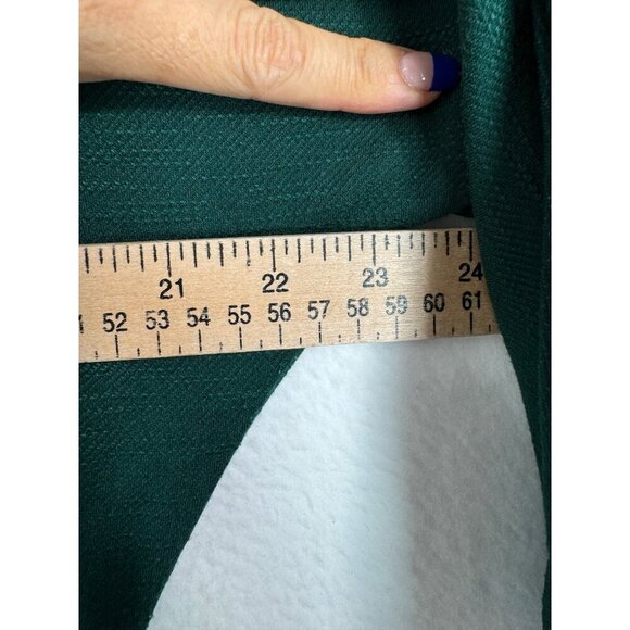 Anthropologie Sutton Pont knit v neck jumpsuit Hunter Green sz L - Picture 5 of 10